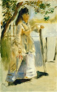 Woman by a Fence G-001651-20120801