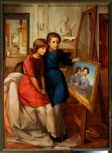 Wojciech Korneli Stattler - Portrait of Alfred Potocki and Adam Potocki - MP 268 - National Museum in Warsaw