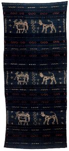 Woman's ceremonial skirt from Ngada, Flores, Indonesia, late 19th century