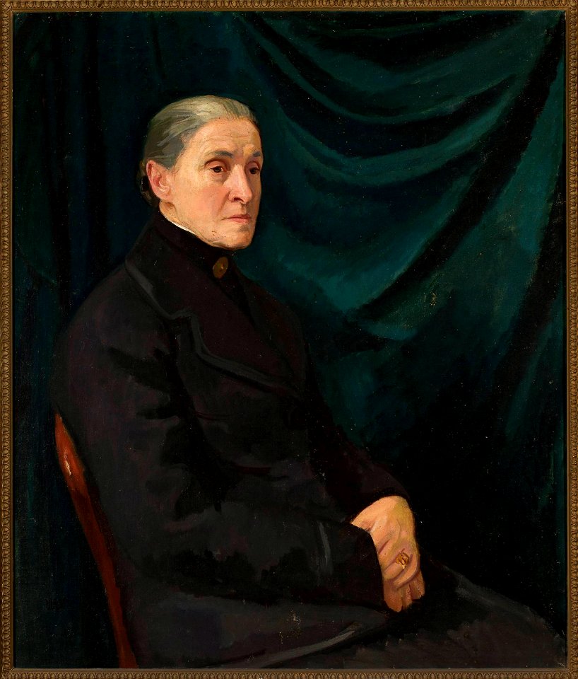 Wojciech Weiss - Portrait of Henryka Dłuska (1850–1936) - MP 844 MNW - National Museum in Warsaw
