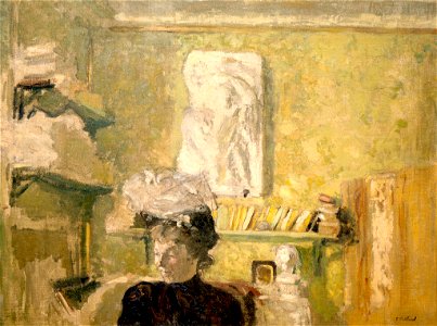 Woman Before a Plaster Relief by Édouard Vuillard, High Museum of Art