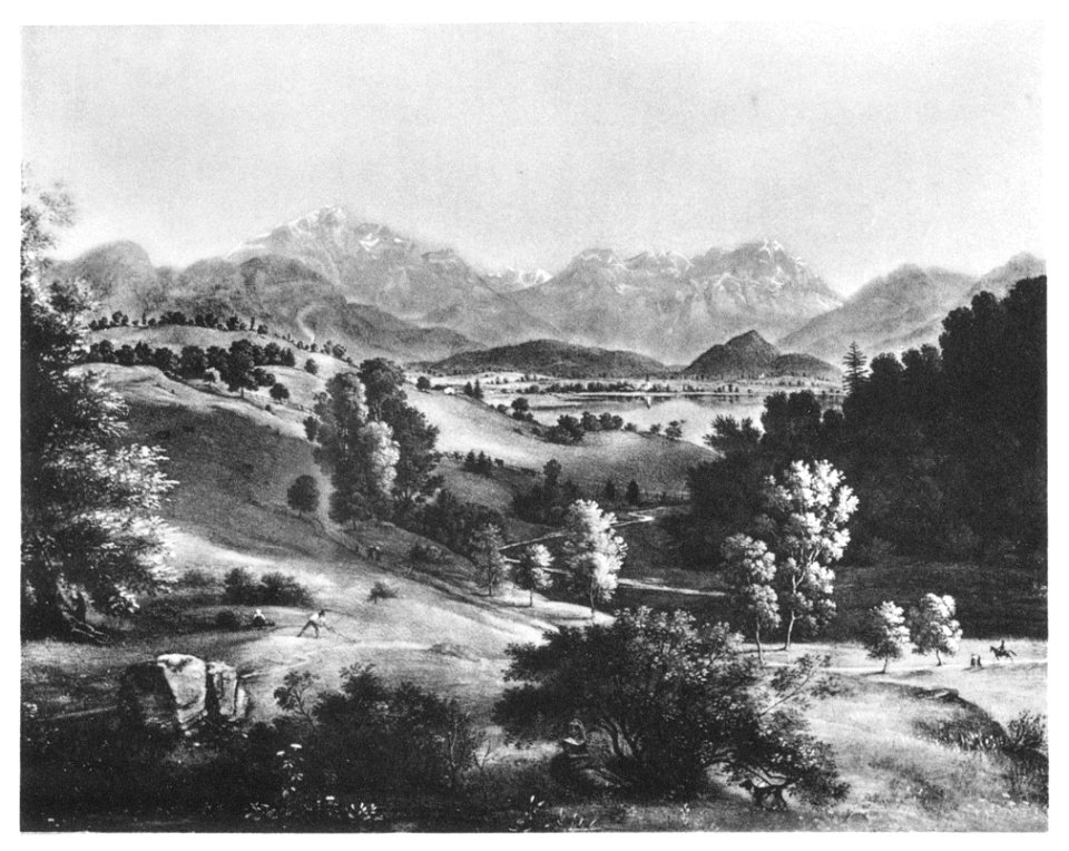Woldemar Friedrich von Olivier Bayerische Landschaft