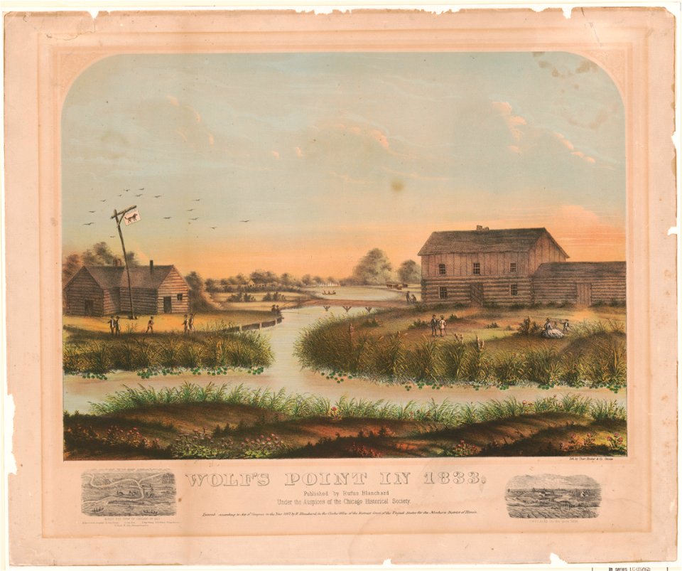 Wolf's Point in 1833 LCCN2003677757