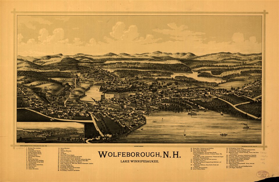 Wolfeborough, N.H., Lake Winnipesaukee. LOC 75694705