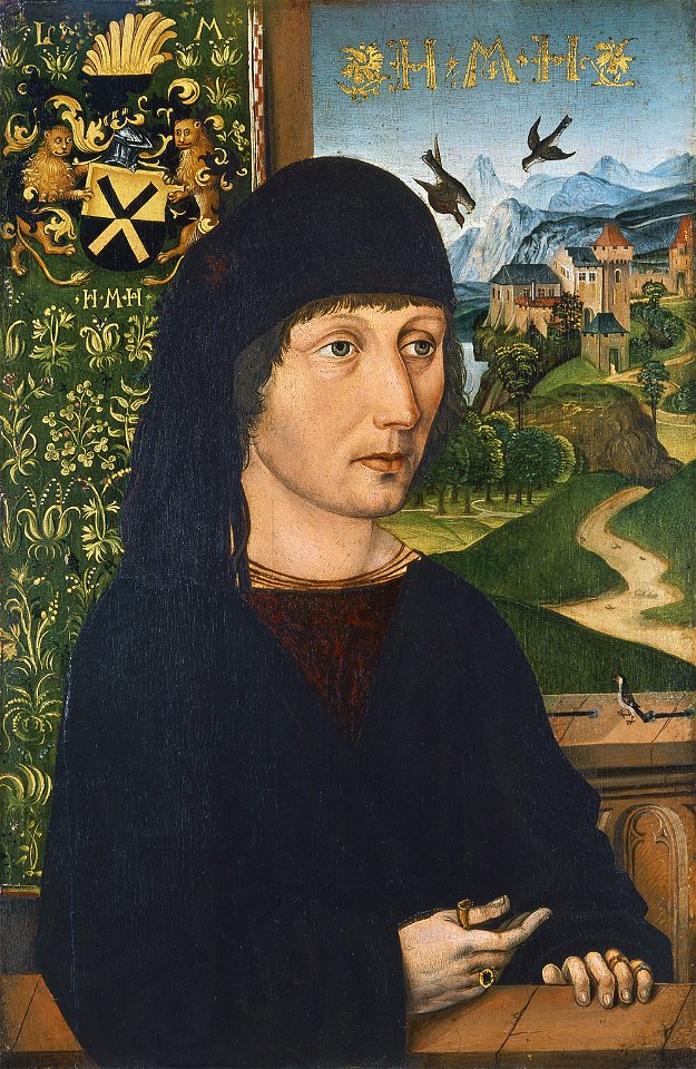 Michael Wolgemut - Bildnis des Levinus Memminger (Museo Thyssen-Bornemisza)