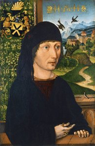 Michael Wolgemut - Bildnis des Levinus Memminger (Museo Thyssen-Bornemisza)