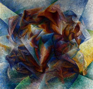 WLA moma Umberto Boccioni Dynamism of a Soccer Player 1913. Free illustration for personal and commercial use.