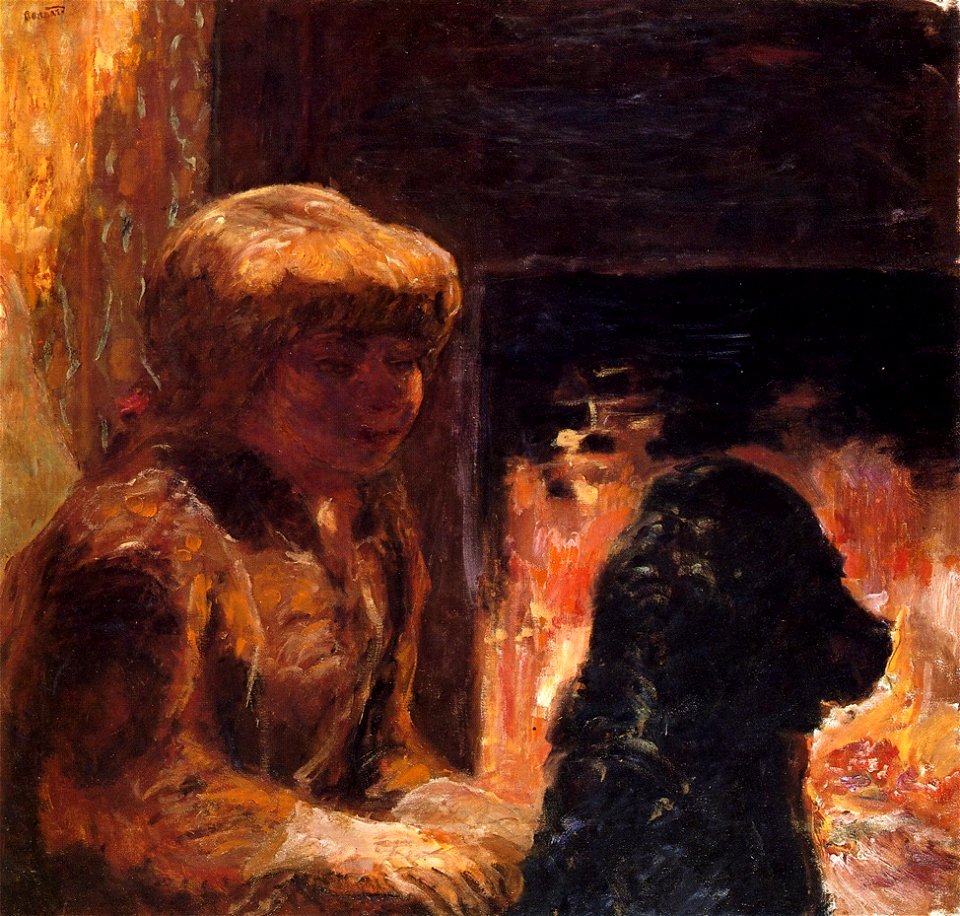 Woman with Dog 1906