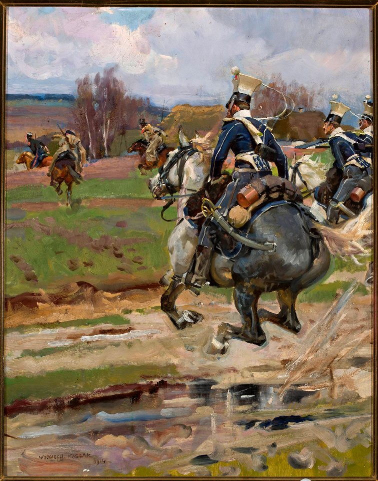 Wojciech Kossak - Uhlans - 184777 MNW - National Museum in Warsaw