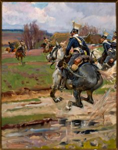 Wojciech Kossak - Uhlans - 184777 MNW - National Museum in Warsaw
