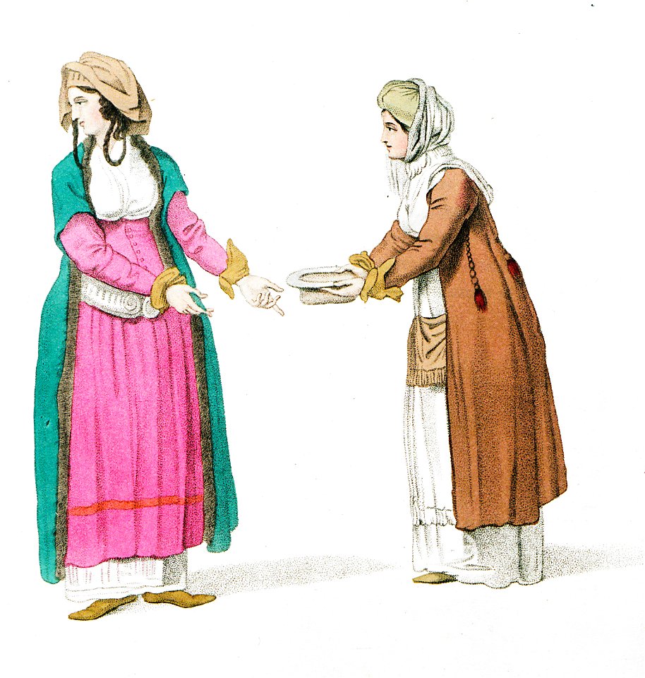 Women of the island of Andros - Dalvimart Octavien - 1804