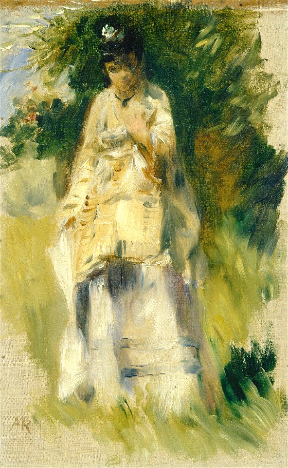 Woman Standing by a Tree G-001652-20120801