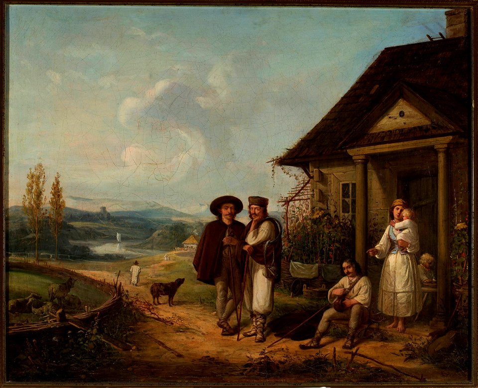 Wojciech Gerson - In front of a manor house - MP 2210 - National Museum in Warsaw