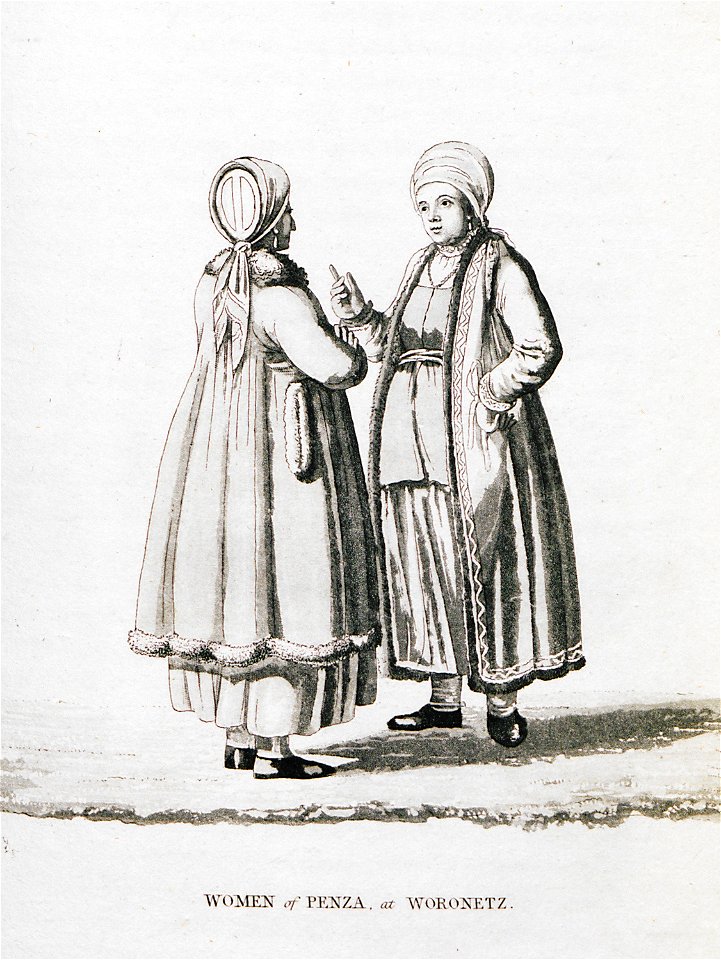 Women of Penza at Woronenz - Clarke Edward Daniel - 1810