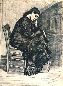 Woman Mourning F935 Vincent van Gogh