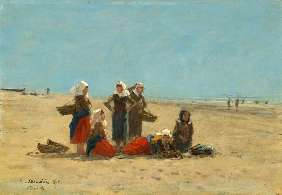 Women on the Beach at Berck A19056