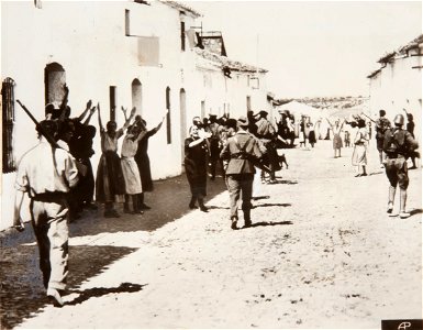 Women pleading with Rebels for Lives of Prisioners, Constantina, Seville - Google Art Project