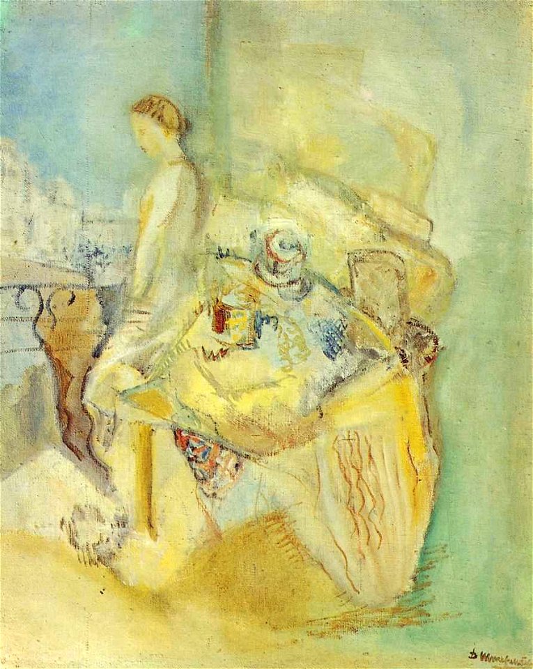 Woman on a Balcony. David Shterenberg