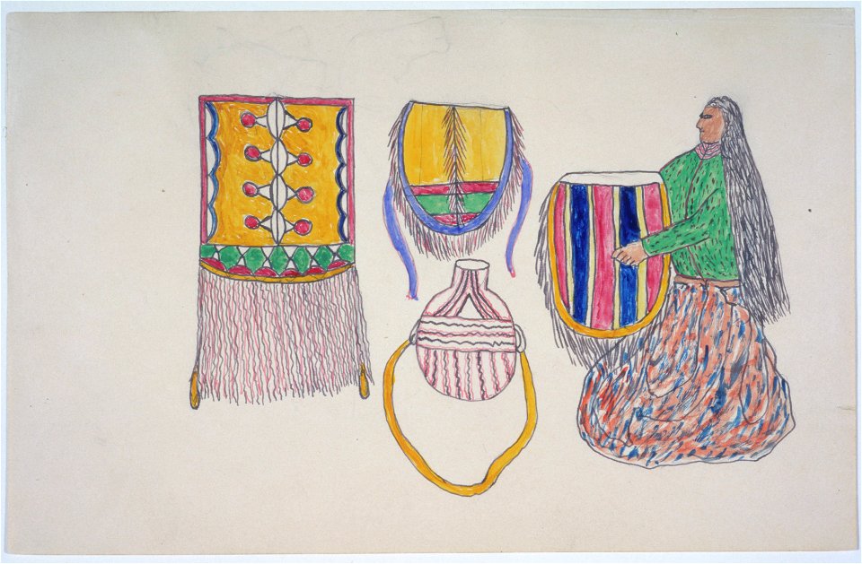 Woman with wares (Gokliz sketch)