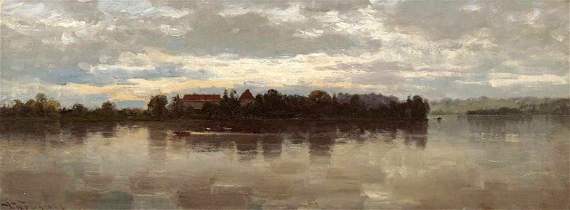 Josef Wopfner - Blick auf die Herreninsel