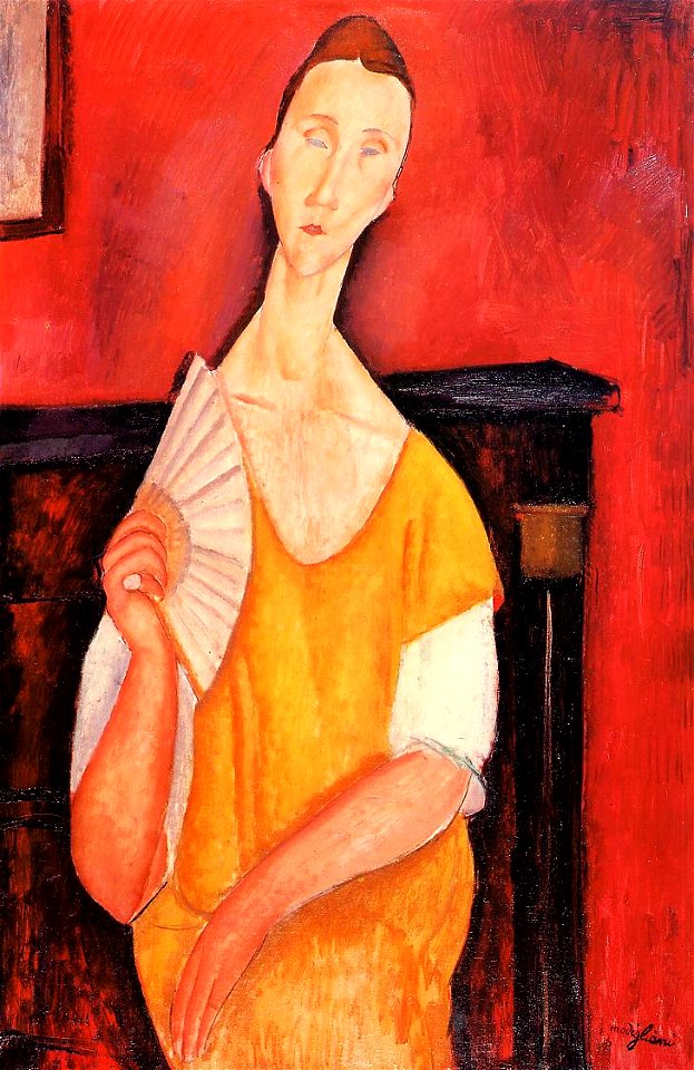 Woman-with-a-fan-lunia-czechowska-1919
