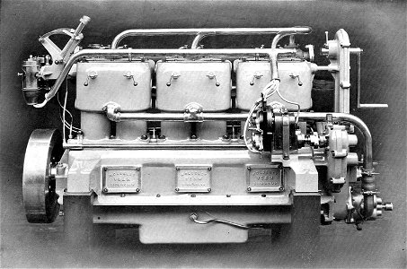Wolseley 6-cylinder marine oil engine (Rankin Kennedy, Modern Engines, Vol V)
