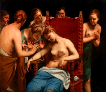 Workshop of Guido Cagnacci - The Death of Cleopatra