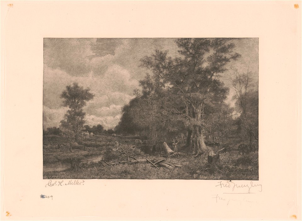 Wood cutter, after Miller LCCN2004670654