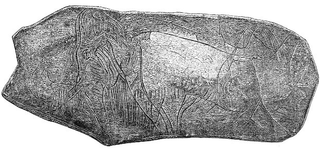 Woolly mammoth carved in ivory