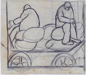 Work at the mill (Malevich, 1909–10)