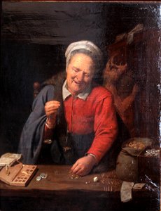 Woman weighting gold-David Ryckaert-MBA Lyon A2854-IMG 0403