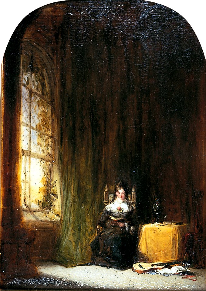 Woman Reading in an Interior WR Beverly