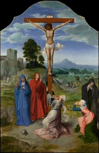 Workshop of Quinten Massys - The Crucifixion - Google Art Project. Free illustration for personal and commercial use.