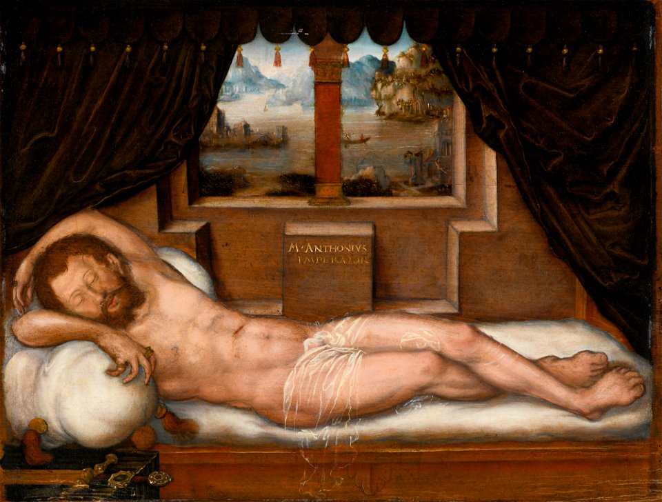 Workshop of Lucas Cranach the Elder The Dying Marc Anthony
