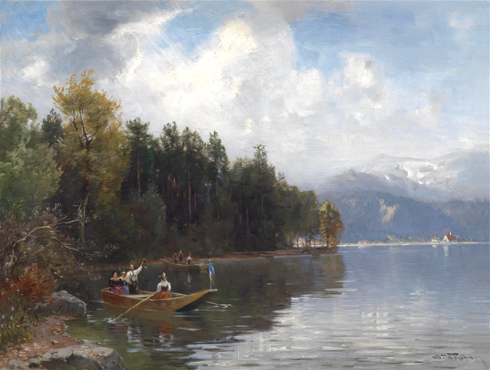Josef Wopfner Partie am Walchensee