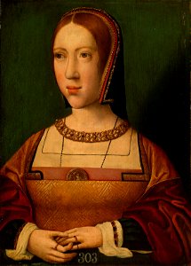 Workshop of Bernard van Orley (c. 1488-1541-2) - Isabella of Austria (1501-26) - RCIN 403468 - Royal Collection
