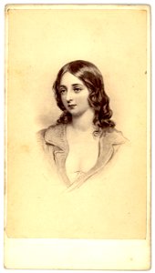 Woman with hair down, by Allen & Horton