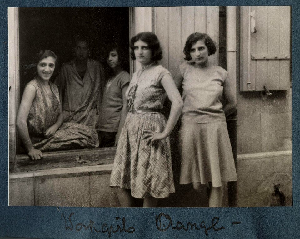 Work girls, Orange by Lady Ottoline Morrell