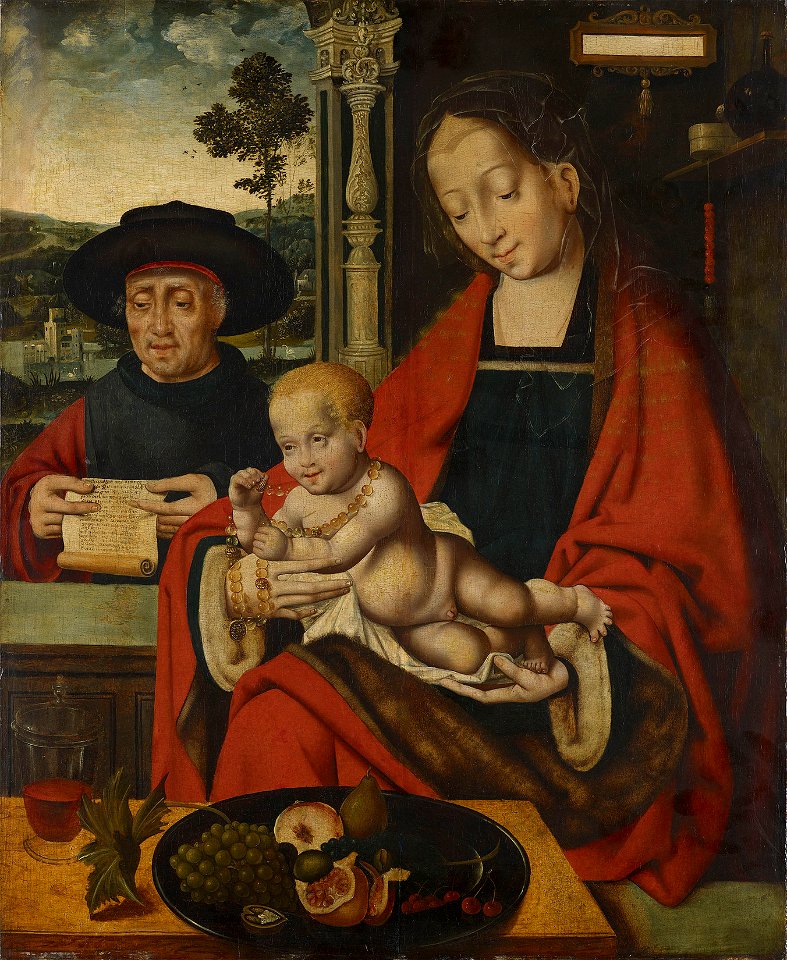 Workshop of Joos van Cleve (d. 1540-41) - The Holy Family - RCIN 404666 - Royal Collection