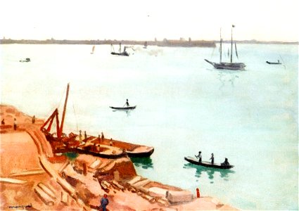 Workers on the Quai Venise Albert Marquet (1936)