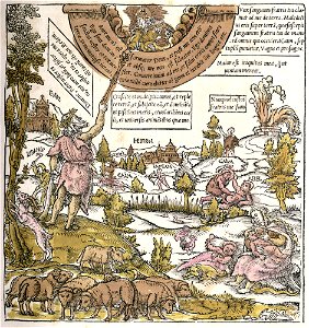 Woodcut from Ryd Catalogus annorum 1540