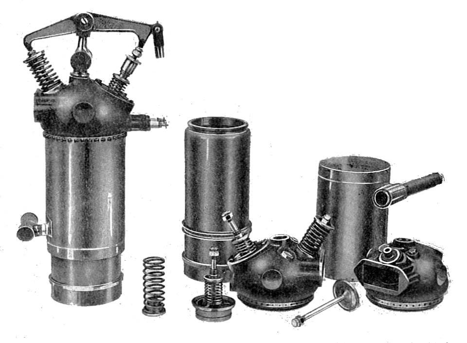 Wolseley 120 hp V8 aero engine, cylinder details (Rankin Kennedy, Modern Engines, Vol III)