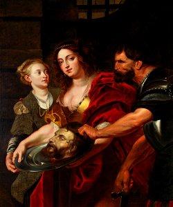 Workshop of Peter Paul Rubens - Herodias and Salome with the Head of Saint John the Baptist. Free illustration for personal and commercial use.