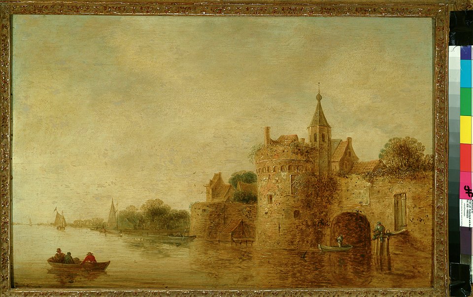 Wouter Knijff - Stadswal aan een rivier FHM01-OS-I-235