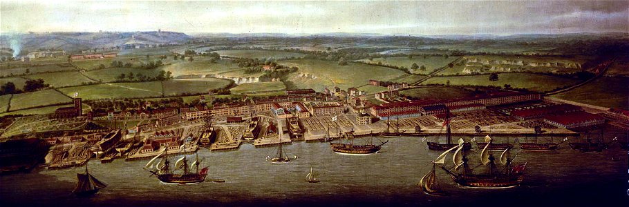 Woolwich Dockyard 1790
