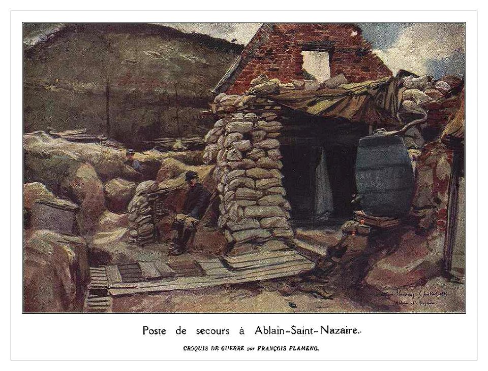 World War I by François Flameng - 18 mars 1916 02