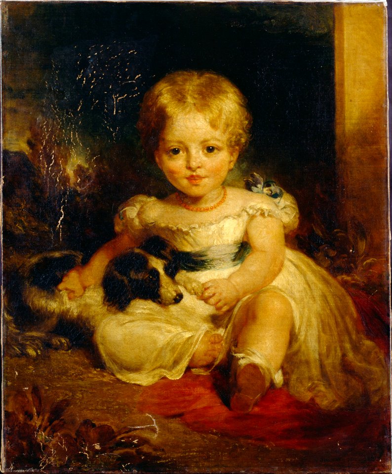 Wood, John - Susan Jay and her Dog - Google Art Project