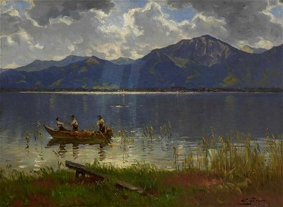 Josef Wopfner - Fischer am Chiemsee