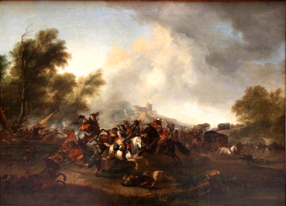 Wouwerman-Attaque d'un convoi