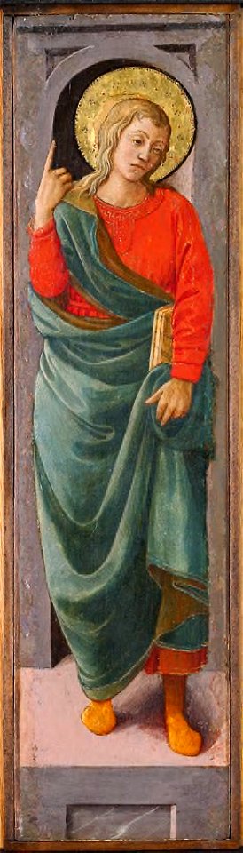Workshop of Filippo Lippi - Saint John the Evangelist, c. 1450-1469, 1965.92. Free illustration for personal and commercial use.